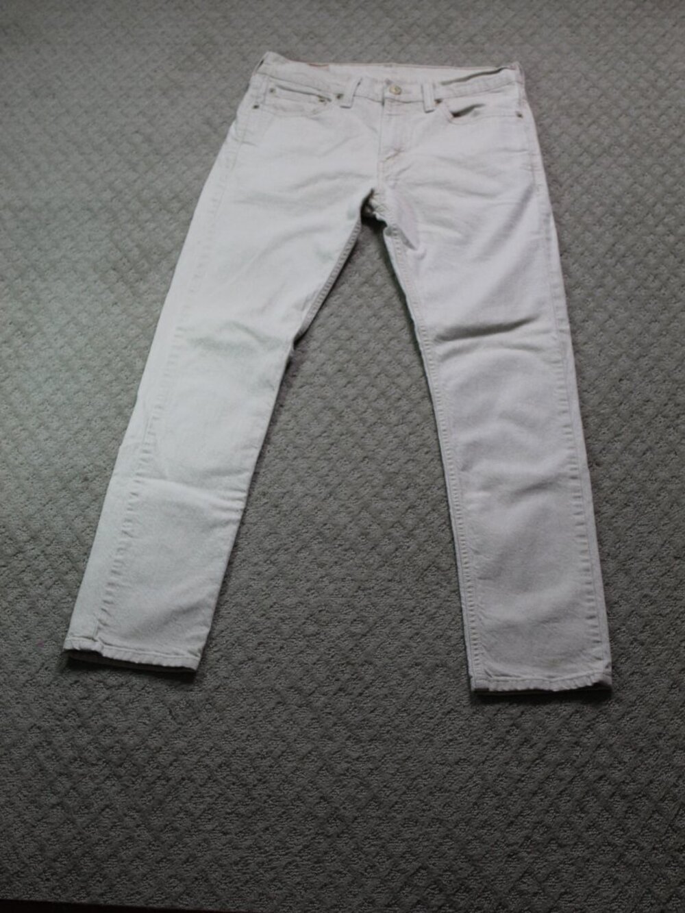 Vintage 90s Levi's 511 32x32 Beige Straight Slim Jeans